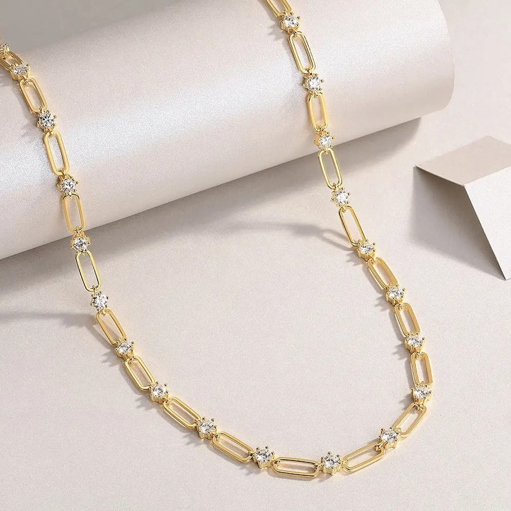 Tristis Jewelry GoldenTennis™ Necklace